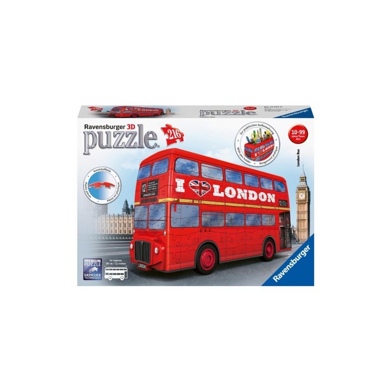 Πάζλ 3D London Bus 216τμχ. (12534)