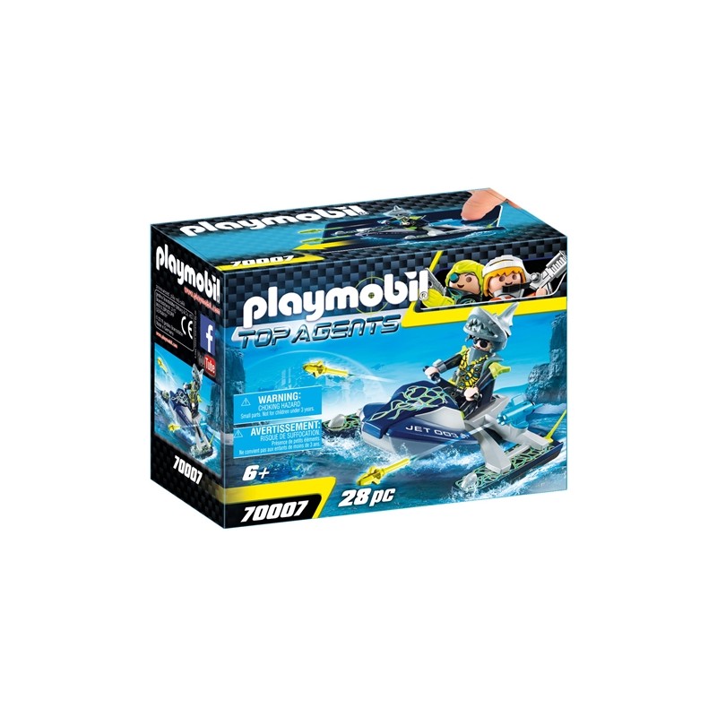 Playmobil Aqua Scooter Της Shark Team (70007)