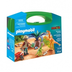Playmobil Maxi Βαλιτσάκι Εξερευνητής Και Δεινόσαυροι (70108)