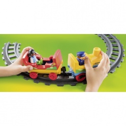 Playmobil Σετ Τρένου 1.2.3 Με Ζωάκια Και Επιβάτες (70179)