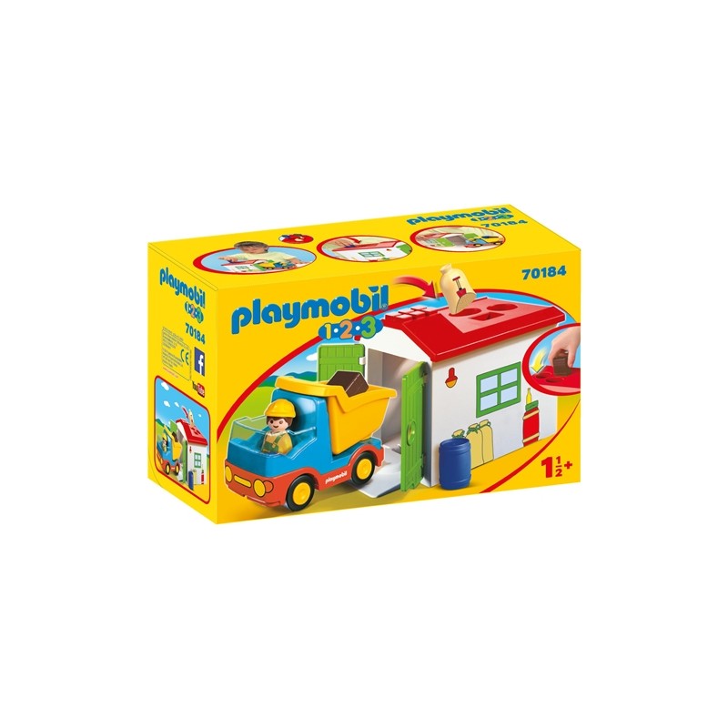 Playmobil Φορτηγό Με Γκαράζ (70184)