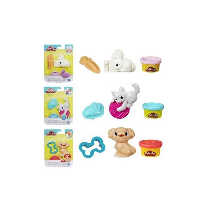 Play-Doh Pet Mini Tools - 3 Σχέδια (E2124)