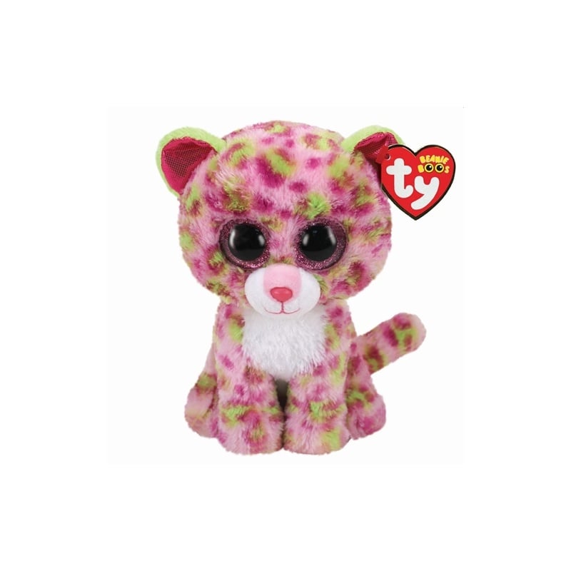 Ty Beanie Boos Ty Λούτρινο Λεοπάρδαλη Ροζ 15εκ. (1607-36312)