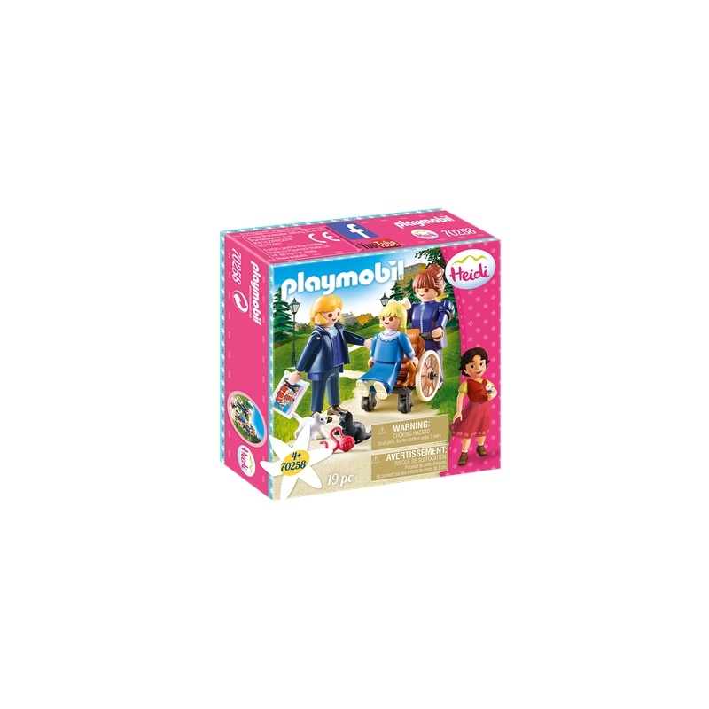 Playmobil Playmobil Heidi Η Κλάρα , Ο Πατέρας Της Και Η Δεσποινίς Ροτενμάιερ (70258)