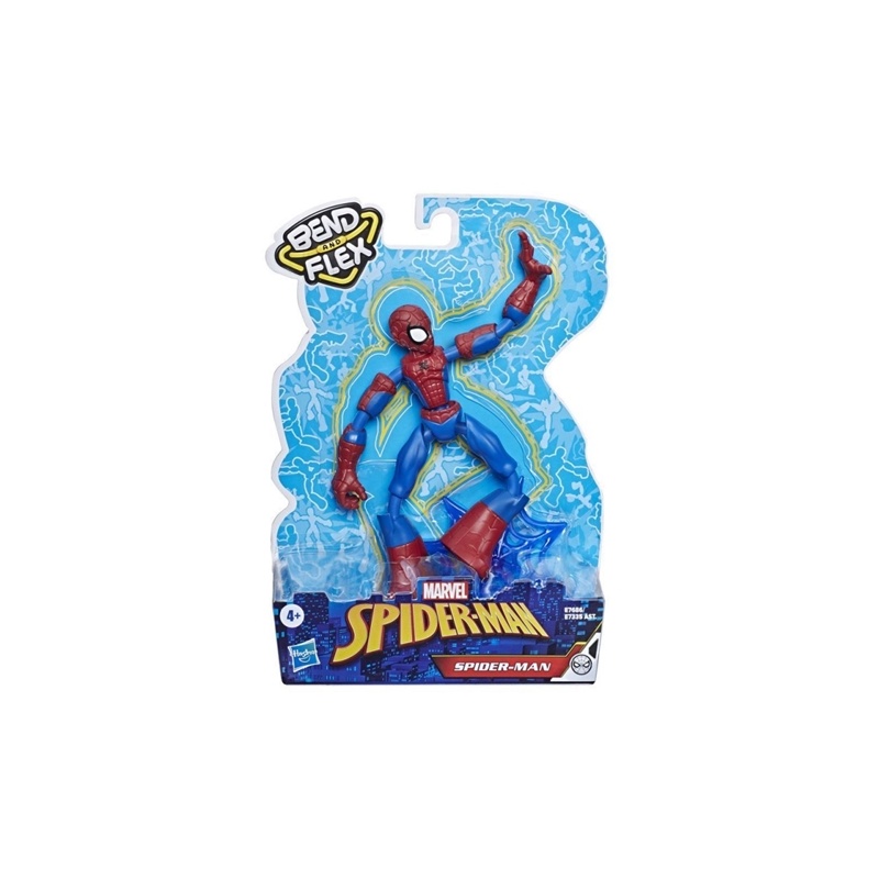 Hasbro Marvel Spiderman Bend And Flex Φιγούρα Δράσης 15 Εκ. - 4 Σχέδια (E7335)