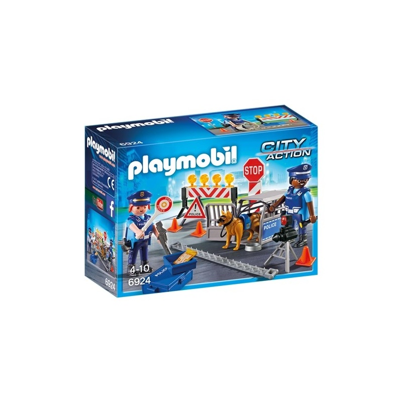 Playmobil Οδόφραγμα Αστυνομίας (6924)