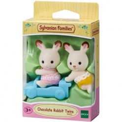 Sylvanian Families: Δίδυμα Μωρά Chocolate Rabbit (053335)