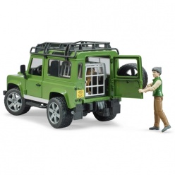 Bruder Τζιπ Land Rover Με Κυνηγό, Σκύλο Και Εξοπλισμό (BR002587)