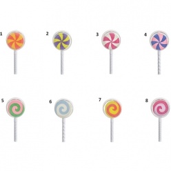 Playdoh Lollipop - 8 Χρώματα (E7775)
