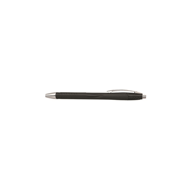 Στυλό Steel Aerogrip 1.0mm - ΜΑΥΡΟ (32537)