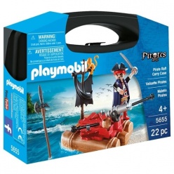 Playmobil Βαλιτσάκι Πειρατής με σχεδία (5655)