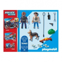 Playmobil Police Action Κλέφτης Και Άστυνομος (70461)