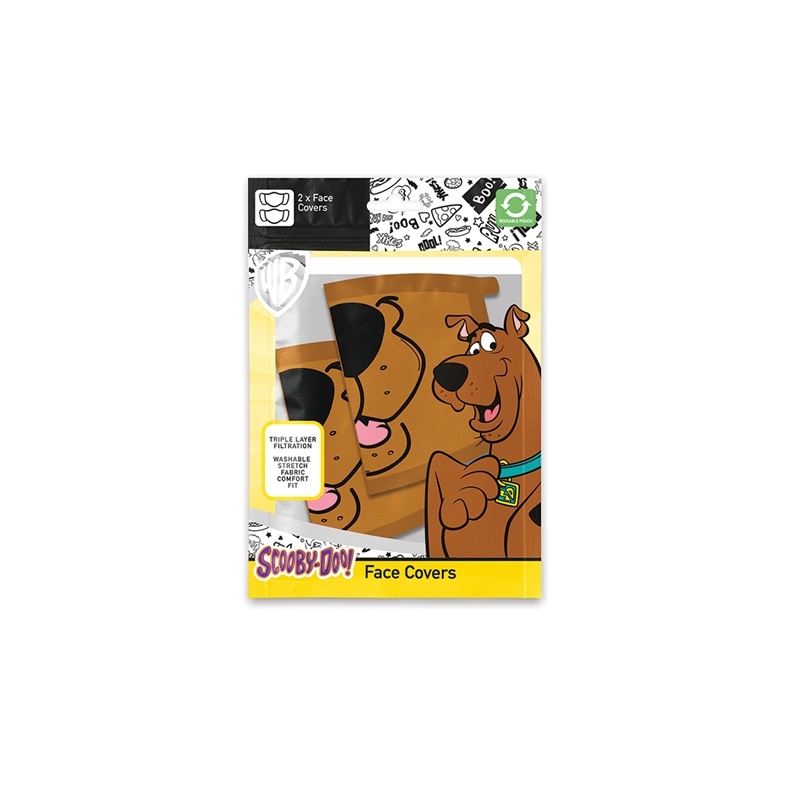 Σετ Προστατευτικές Μάσκες 2τμχ - Scooby Doo Mouth (PYR85566)