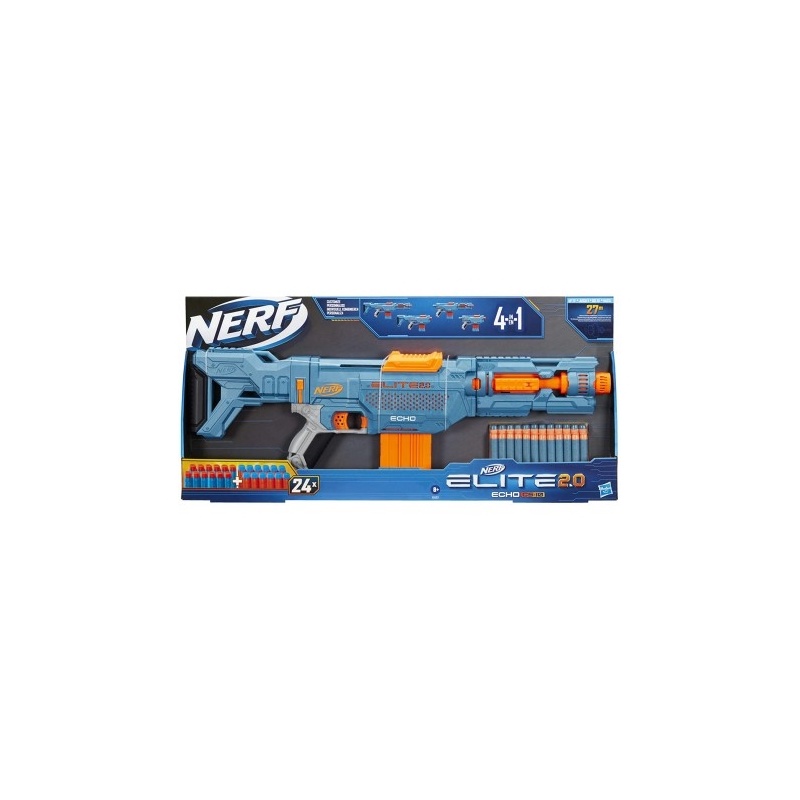 Nerf Elite 2.0 Echo Cs-10 Εκτοξευτής Με 24 Βελάκια (E9533)