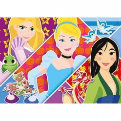 Παζλ 2 Χ 20 Τεμ Supercolor Πριγκίπισσες Disney Princess (1200-24766)