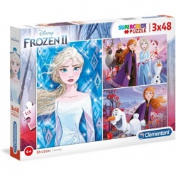 Παζλ 3 X 48 Τεμ Supercolor Disney Frozen 2 (1200-25240)