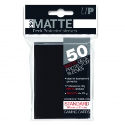 Ultra Pro Standard Sleeves Pro-Matte Black 66x91 (REM82728)
