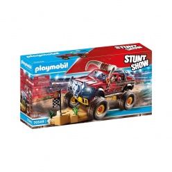 Playmobil Stunt Show Bull Monster Truck Κόκκινος Ταύρος (70549)