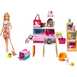 Barbie Pet Supply Store Μαγαζί Για Κατοικίδια (GRG90)