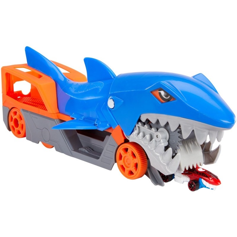 Hot Wheels Νταλίκα Καρχαρίας Με Ένα Αυτοκίνητο (GVG36)