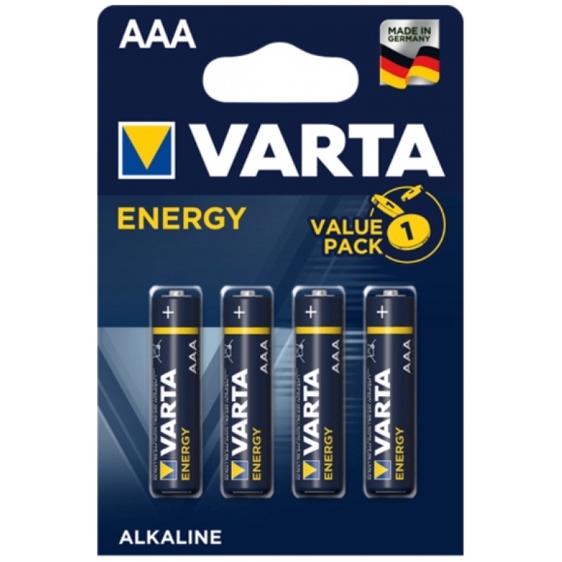 Varta Αλκαλικές Μπαταρίες AAA 1.5V Alkaline Energy 4 Τμχ (120320)