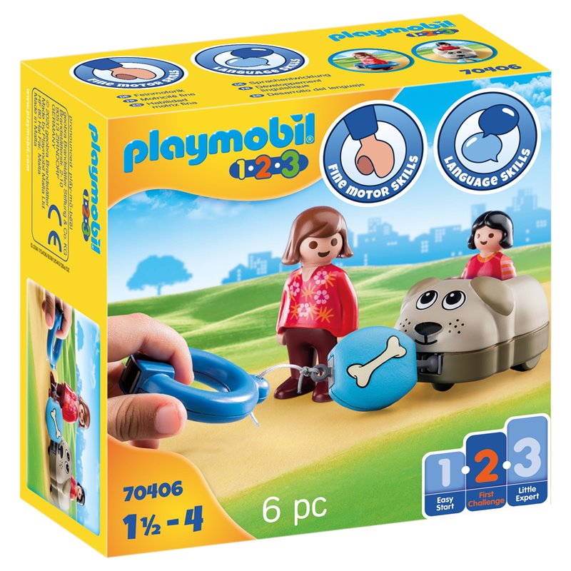 Playmobil Τρενάκι Mε Βαγόνι-Σκυλάκι (70406)