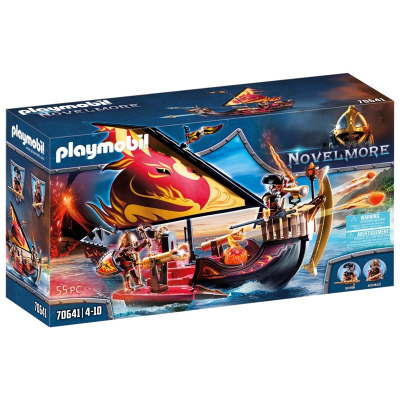 Playmobil Playmobil Πλοίο της φωτιάς του Burnham (70641)
