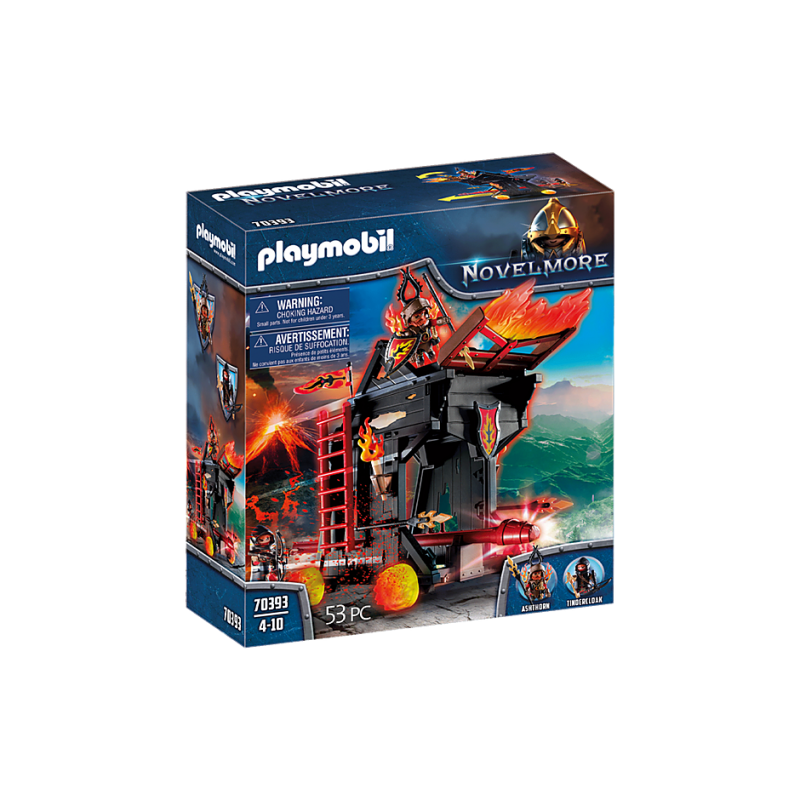 Playmobil Playmobil Πολιορκητική μηχανή φωτιάς του Burnham (70393)
