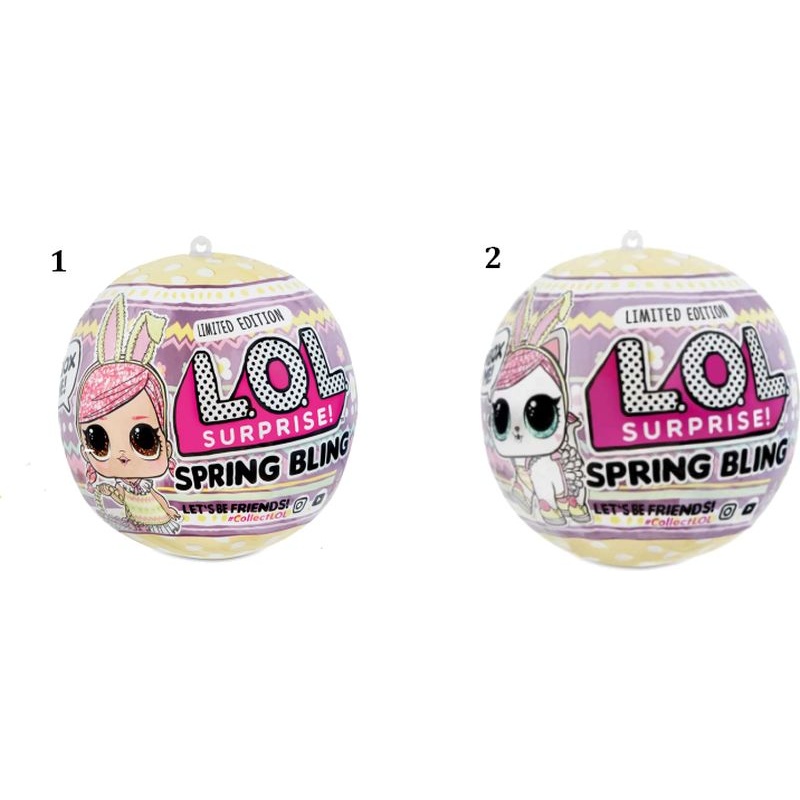 L.O.L Surprise Κούκλα Ζωάκι Spring Bling - 2 Σχέδια (LLUC5000)