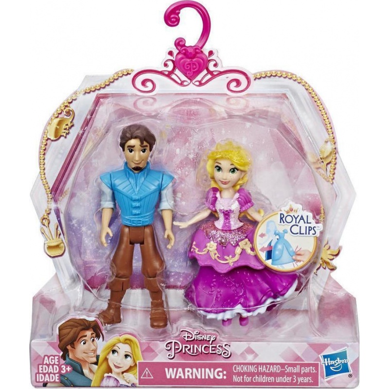 Disney Princess Small Doll Princess And Prince Rapunzel Και Eugene (E3051)
