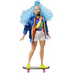 Κούκλα Barbie Extra  Blue Curly Hair (GRN30)