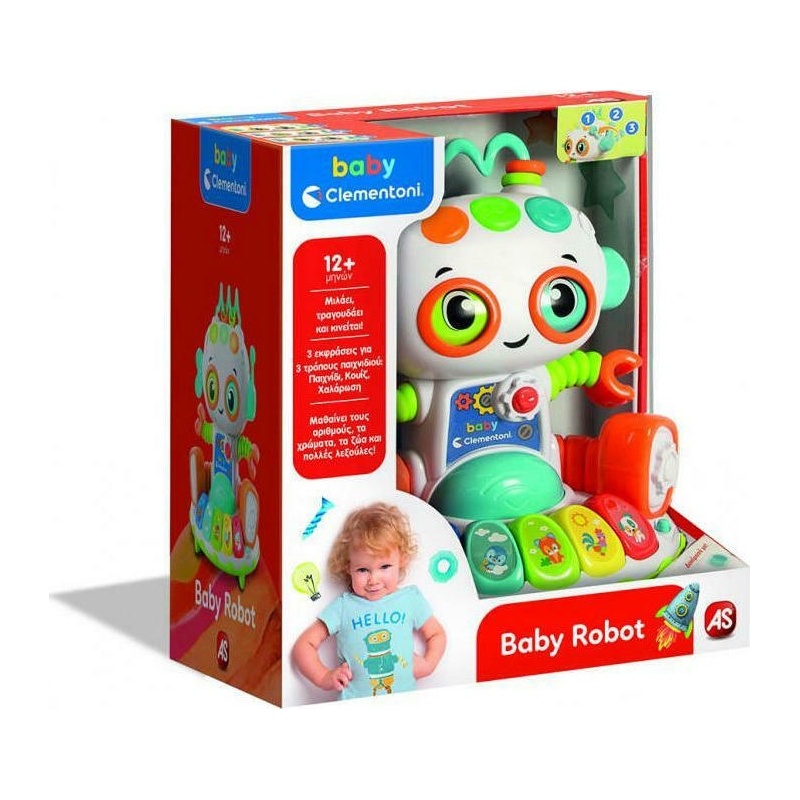 Clementoni Baby Robot Μιλάει Ελληνικά (1000-63330)