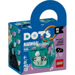 Lego Dots Bag Tag Narwhal-Ετικέτα Τσάντας Ναρβάλ (41928)
