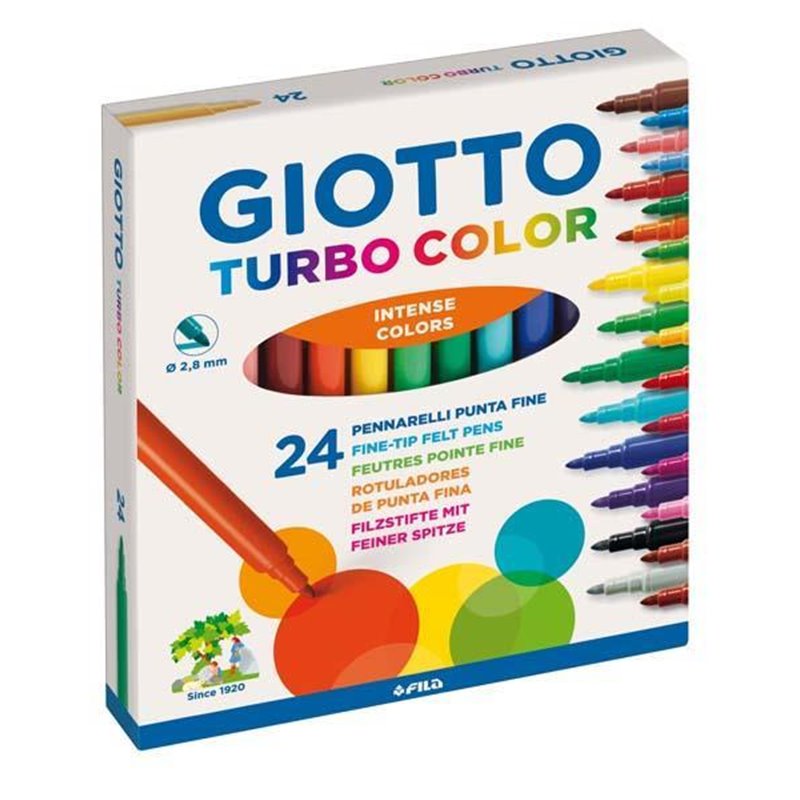 Μαρκαδοροι 24Τεμ Turbo Color Giotto (000417000)