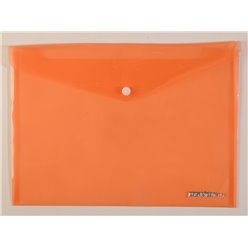 Φάκελος PP Κουμπί Premium A4 
Πορτοκαλί (26376)
