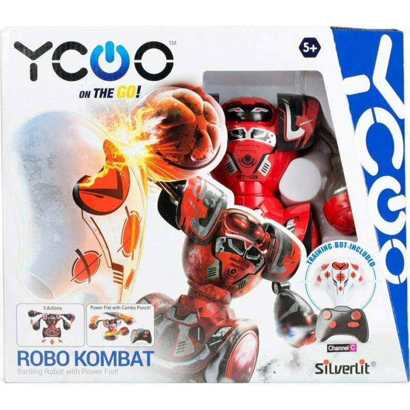 Silverlit Robo Kombat Τηλεκατευθυνόμενο Ρομπότ Red Μονή Συσκευασία (7530-88054)