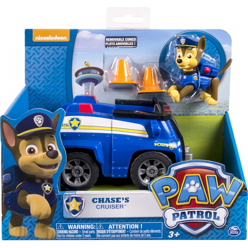 Spin Master Paw Patrol - Chase Patrol Cruiser Vehicle with Pup (20114321)
