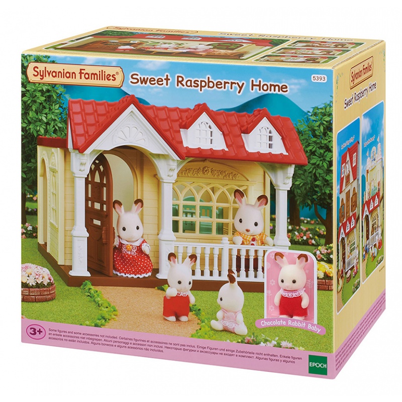 Epoch Toys Παιχνίδι Μινιατούρα Sylvanian Families Sweet Raspberry Home (5393)
