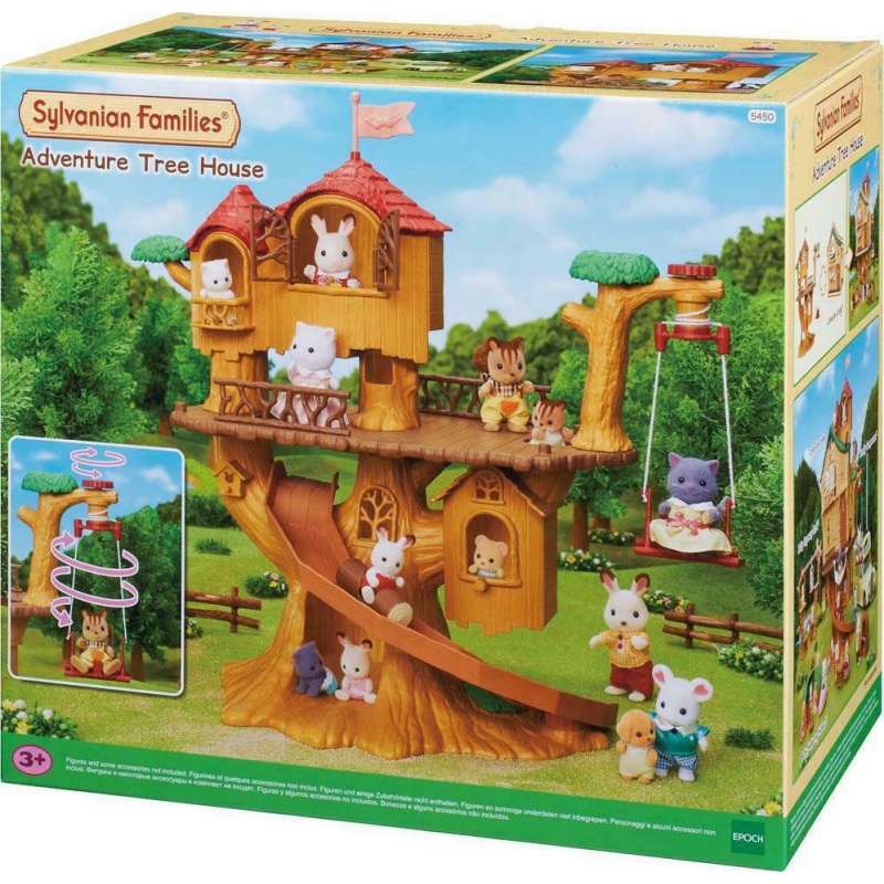 Epoch Epoch Toys Παιχνίδι Μινιατούρα Sylvanian Families Adventure Tree House (5450)