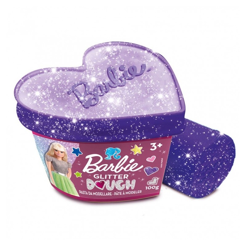 Real Fun Toys Lisciani Barbie Dough Heart Of Glitter Πλαστελίνες (17.88744)
