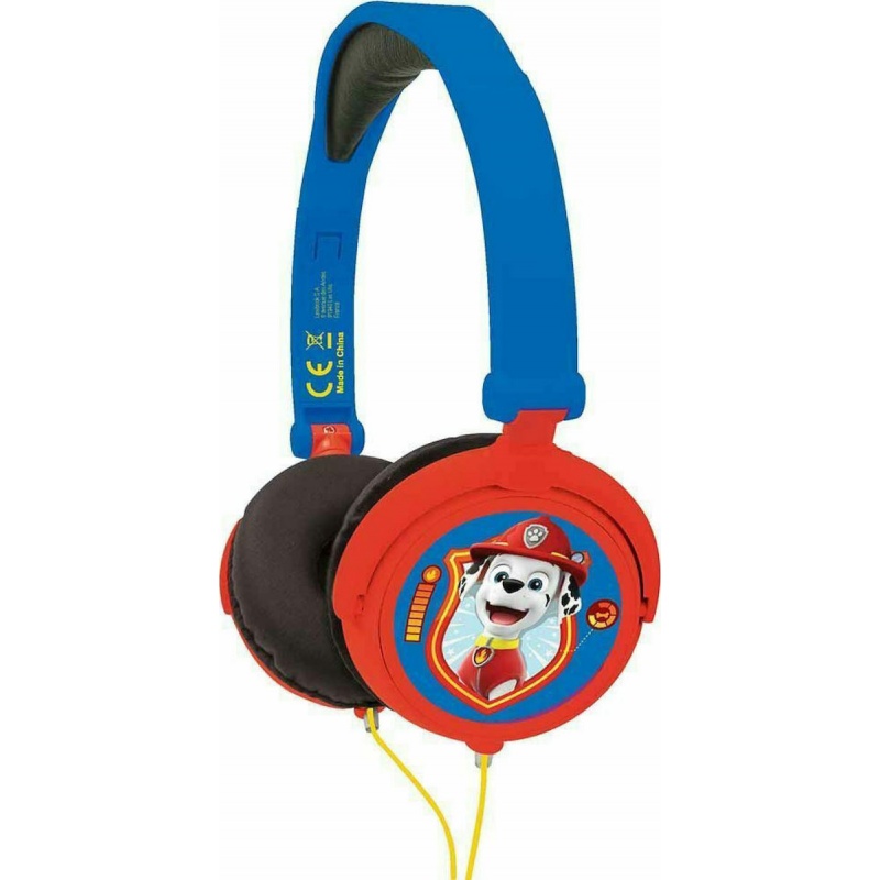 Real Fun Toys Lexibook Ακουστικά Paw Patrol Stereo Wired Foldable Headphone With Kids Safe Volume (HP015PA)