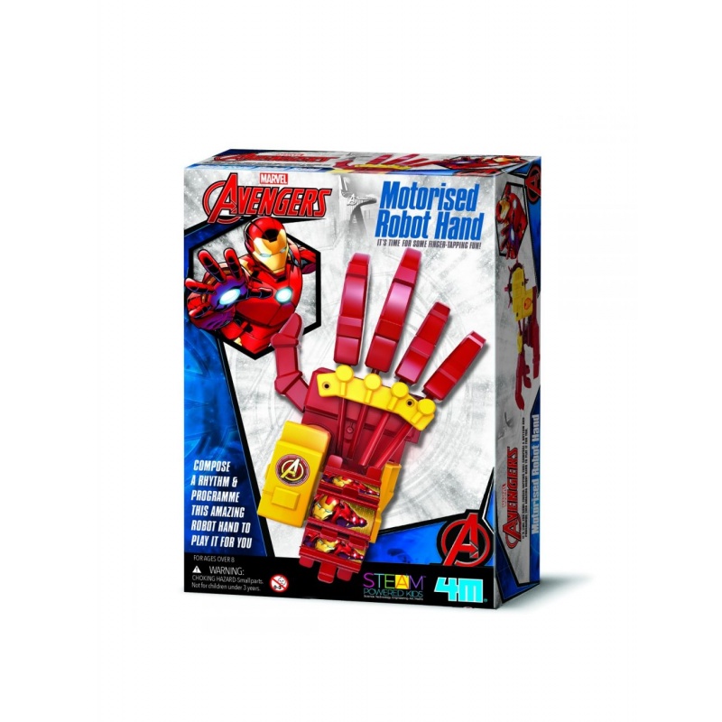 4m Toys 4M Πλαστική Κατασκευή Παιχνίδι Μηχανικό Χέρι Ironman (006213)