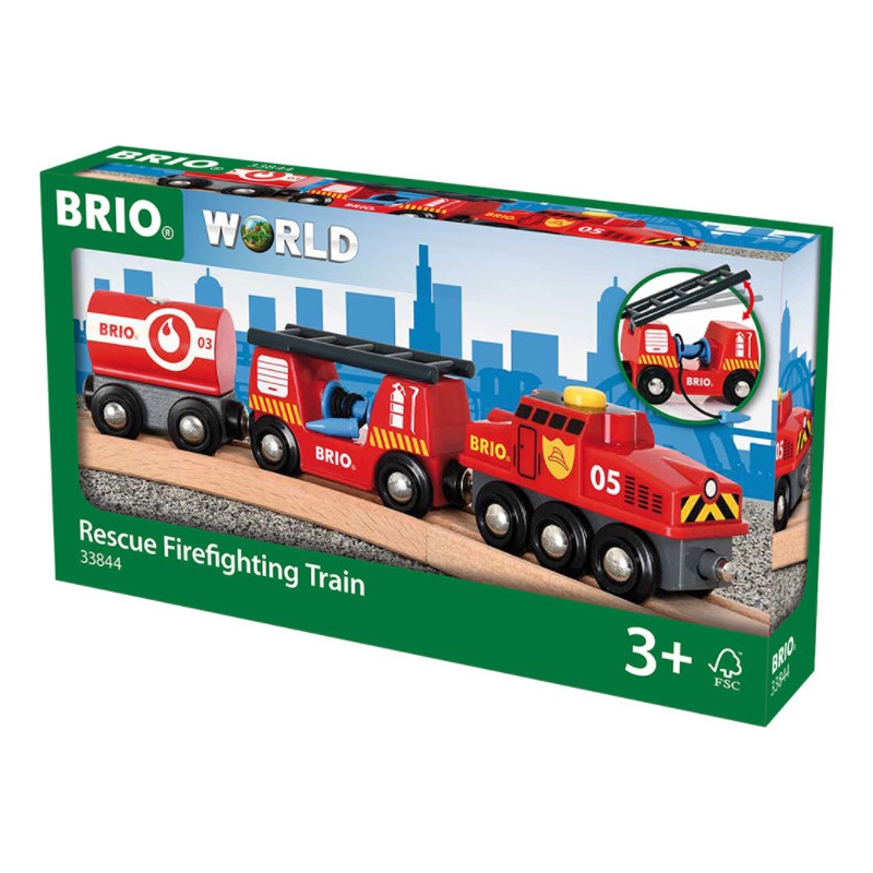 Brio World Brio World Πυροσβεστικό Τρένο (33844)
