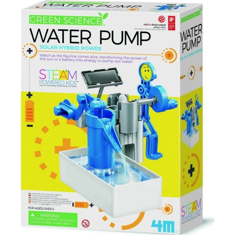 4m Toys 4M Αντλία Νερού με Υβριδικό Πάνελ (4M0538)