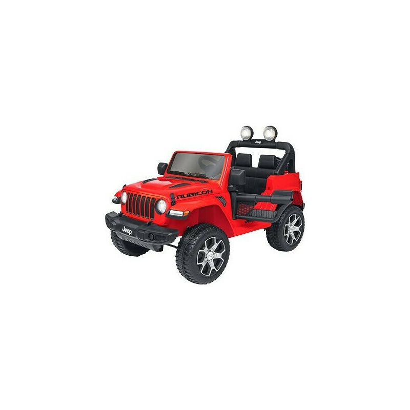 Ηλεκτροκίνητο Red Jeep Wrangler Rubicon  12V (397762)