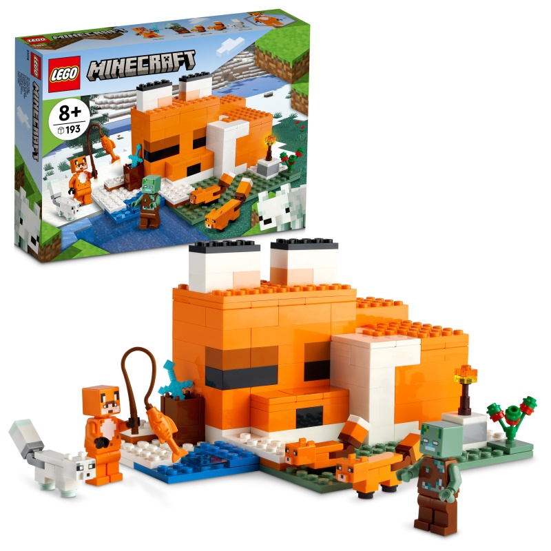 LEGO® Minecraft® Η Καλύβα των Αλεπούδων (21178)