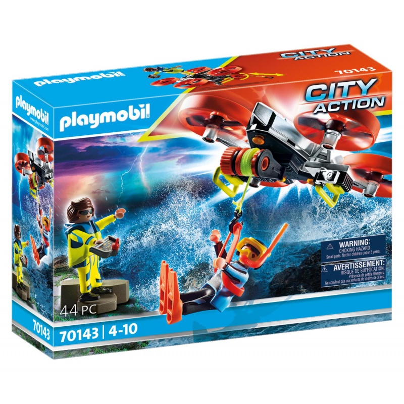 Playmobil Επιχείρηση Διάσωσης Δύτη Με Drone (70143)