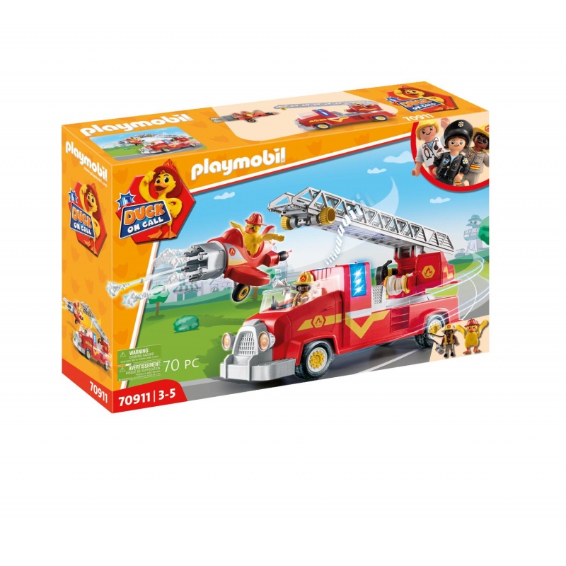 Playmobil DUCK ON CALL - Μεγάλο Όχημα Πυροσβεστικής (70911)