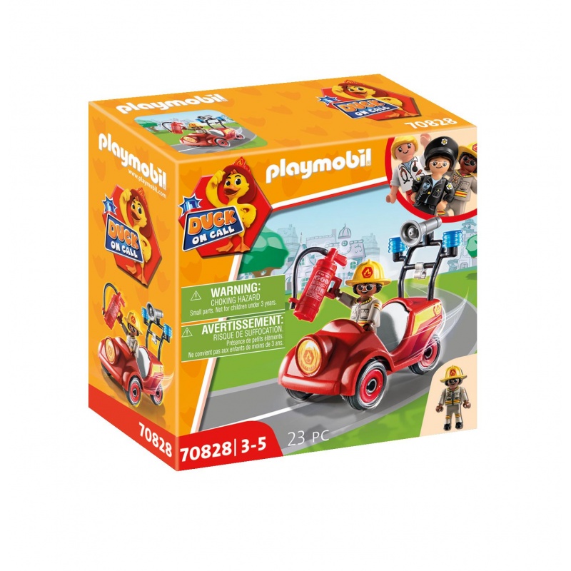 Playmobil DUCK ON CALL - Mini Όχημα Πυροσβεστικής (70828)