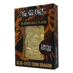 Yu-Gi-Oh! Blue Eyes Dragon Limited Edition 24K Gold Plated (KONAYGO33G)